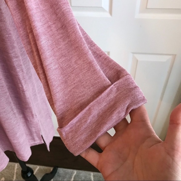 Papermoon Soft Jersey Lilac Purple 3/4 Sleeve Top - Picture 5 of 7